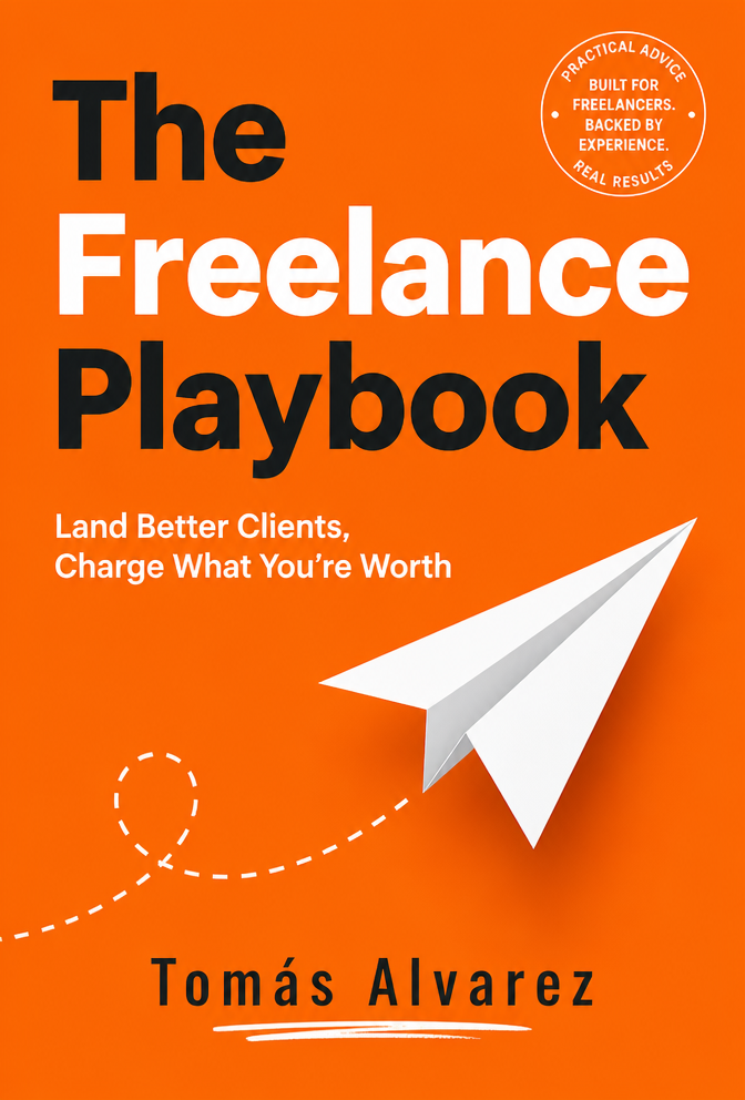 eBook / Digital Guide example cover for The Freelance Playbook