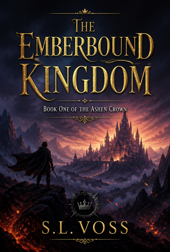 Fantasy & Sci-Fi example cover for The Emberbound Kingdom