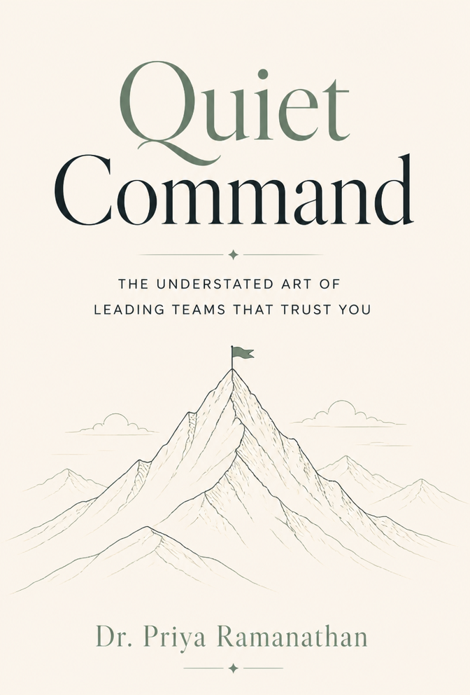 Leadership Book example cover for Quiet Command